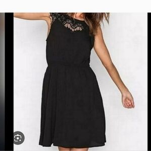 New look little black dress with lace XL